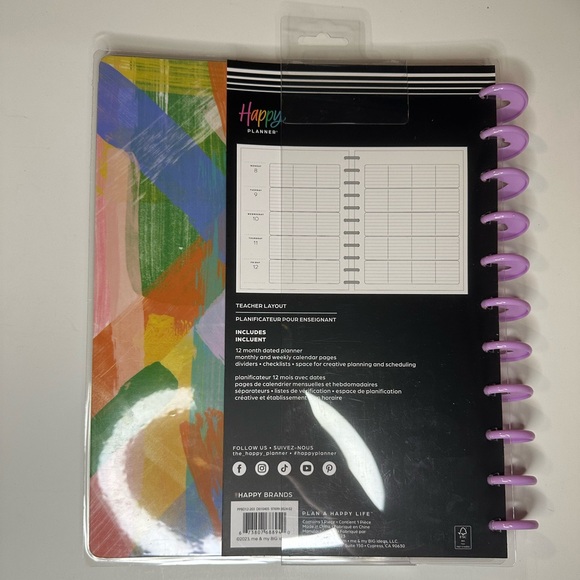 - New Medium Planner - 12 Month Big Teacher Planner - Picture 2 of 2